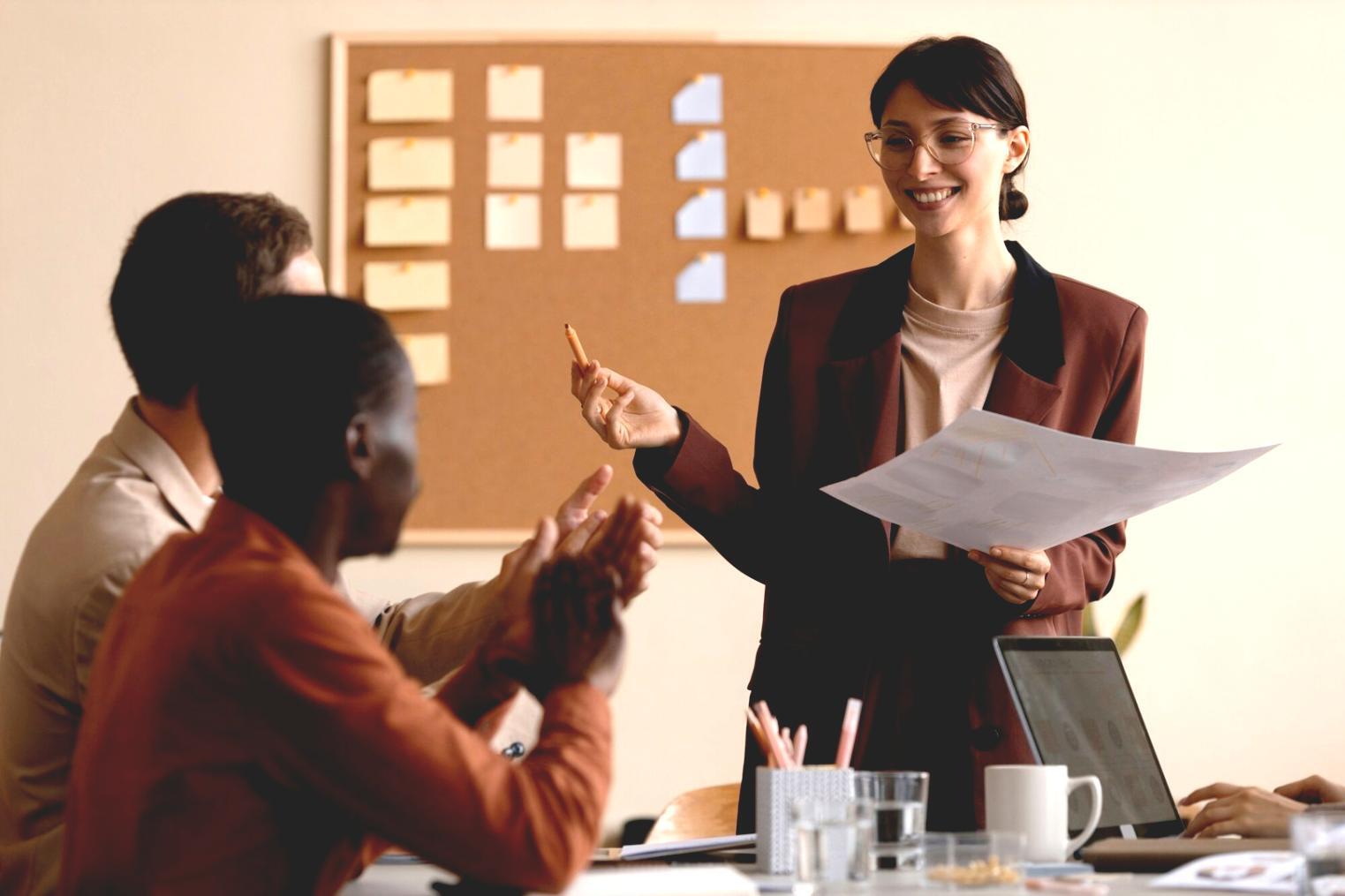 Professional working through financial planning documents and strategies